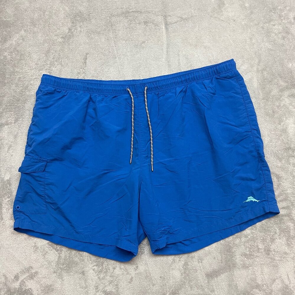 Tommy Bahama Relax Swim Trunk Shorts Blue Mens Size 3XB Nylon Boardshorts